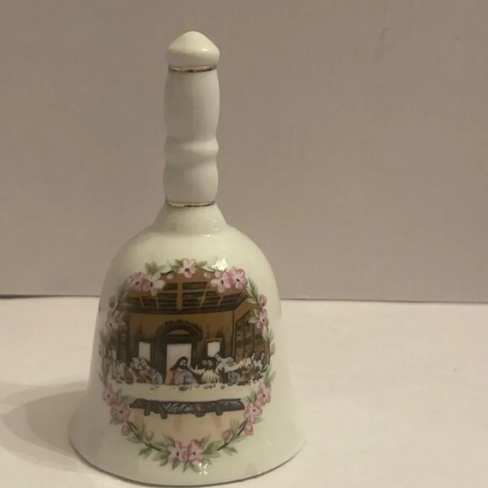 Currier And Ives Bell - Last‎ Supper With Jesus - Vintage 4.25